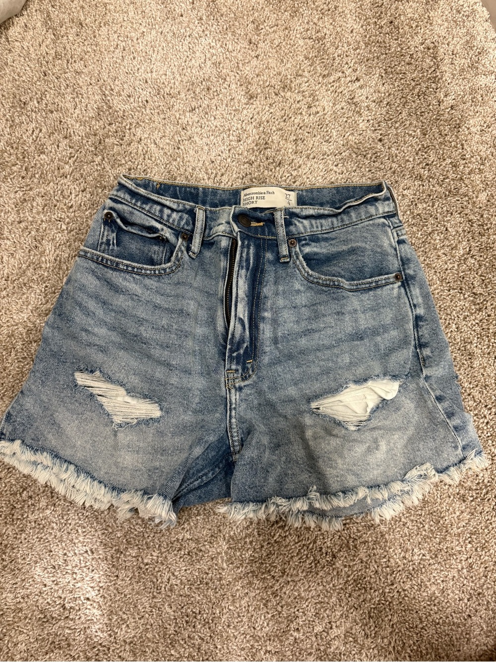 Abercrombie and Fitch Curve Love High Rise Jean Short